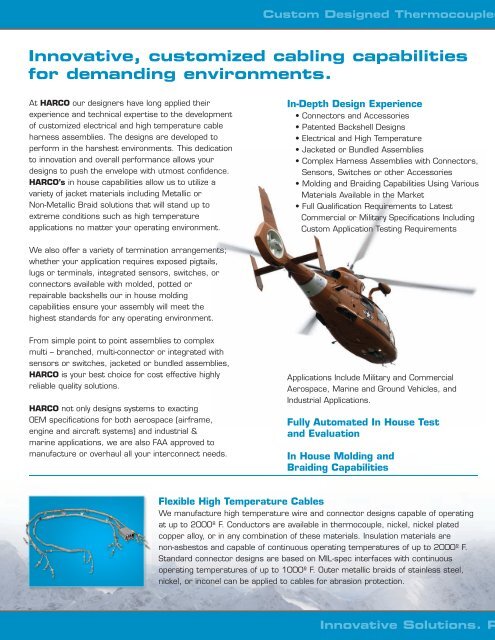 Cable Assemblies Brochure.indd - ThomasNet