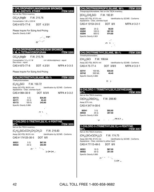 GFS Organics Modern Acetylene Chemistry for ... - ThomasNet