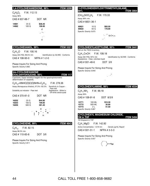 GFS Organics Modern Acetylene Chemistry for ... - ThomasNet