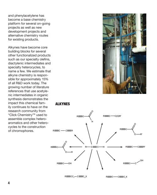 GFS Organics Modern Acetylene Chemistry for ... - ThomasNet