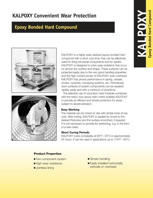 Epoxy Bonded Hard Compound - Abresist Corporation