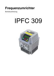 Frequenzumrichter IPFC 309 - AVAG-Pumpen