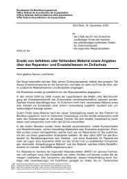 Rundschreiben - Bevölkerungsschutz - CH