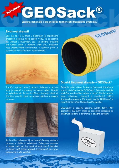 GEOSack - Böhm–extruplast sro