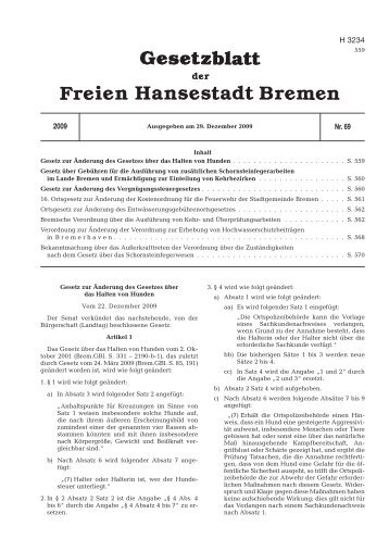 Nr. 69 - 29.12.09 - Feuerwehr Bremen