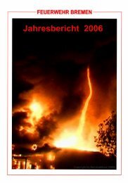 Jahresrückblick 2006 - Feuerwehr Bremen