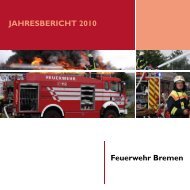 Feuerwehr Bremen JAHRESBERICHT 2010