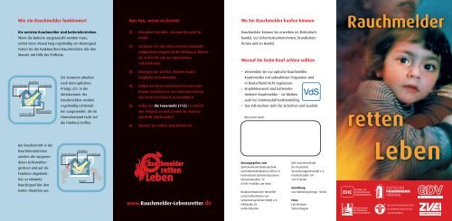 Flyer Rauchmelder - Brandschutz - Service Henry Howey