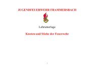 Knoten und Stiche - Freiwillige Feuerwehr Frammersbach