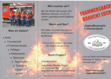 Einfach hier klicken und den Flyer herunterladen. - Freiwillige ...