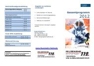 TAZ Gesamtprogramm 2012 - Feuerwehr Fulda