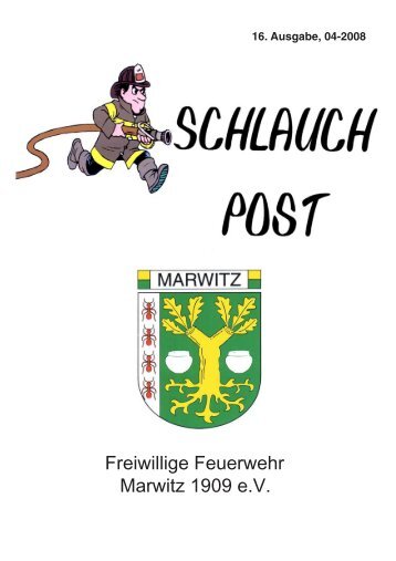 16. Ausgabe - Feuerwehr Marwitz