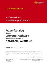 2013 Fragen Leistungsnachweis FF