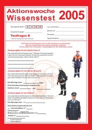 Wissenstest 2005 - Feuerwehr Meiches