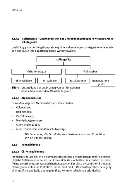 GUV Regel "Benutzung von Atemschutzgeräten" - Feuerwehr Meiches