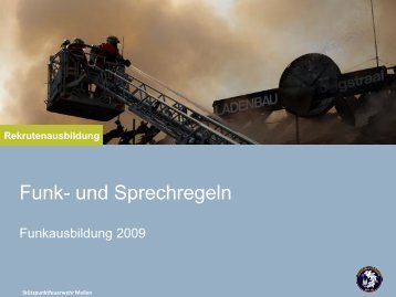 Funkausbildung - Feuerwehr Meilen