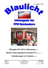 Ausgabe 2 - Feuerwehr Reichenborn