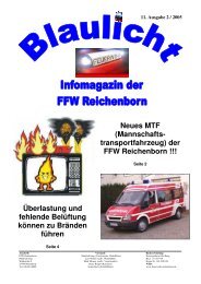 Ausgabe 2 - Feuerwehr Reichenborn