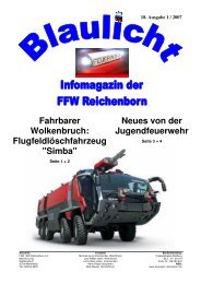 Ausgabe 1 - Feuerwehr Reichenborn
