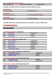 Liste der Ehrungen - Freiwillige Feuerwehr Saalfelden