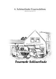 Sechster Schoenerlinder Feuerwehrbote - Feuerwehr Schönerlinde