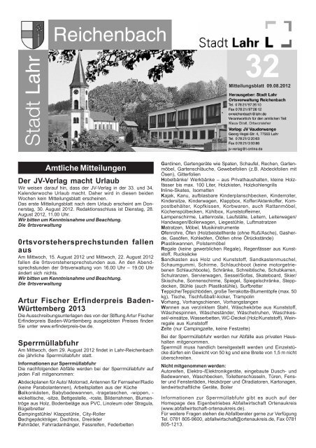 16 11 Reichenbach neu - Stadt Lahr