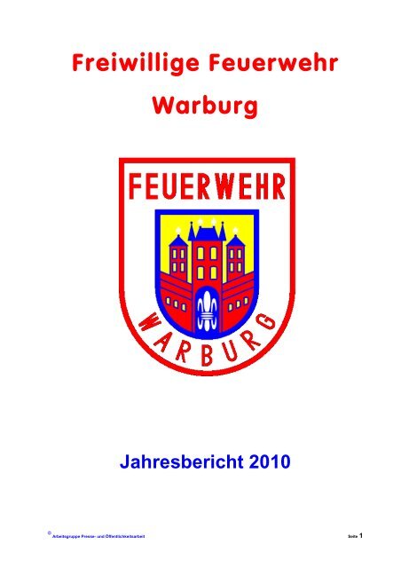 Freiwillige Feuerwehr Warburg