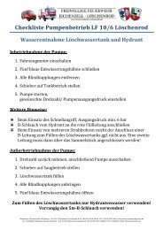 Checkliste Pumpenbetrieb LF 10/6 Löschenrod - Feuerwehren der ...