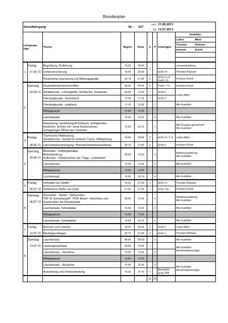 Lehrgangsplan 2013 Landkreis Fulda inkl ...