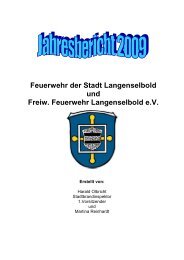 Feuerwehr der Stadt Langenselbold und Freiw. Feuerwehr ...