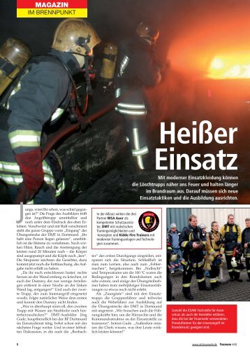 Heißer Einsatz - Feuerwehrtraining.net