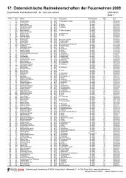 Feuerwehrradmeisterschaften Gesamt 2009