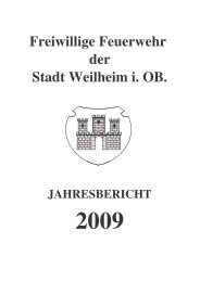 2009 - Freiwillige Feuerwehr Weilheim