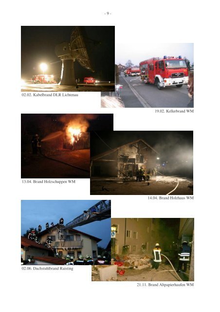 2007 - Freiwillige Feuerwehr Weilheim