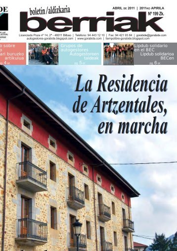 La Residencia de Artzentales, en marcha La Residencia de ... - Fevas