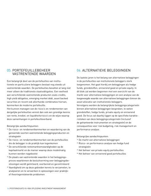 brochure - Feweb - Vrije Universiteit Amsterdam