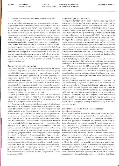 Tijdschrift Vervoerswetenschap 39 - Feweb