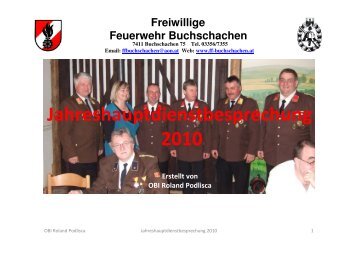 JHDB 2010 - FF Buchschachen