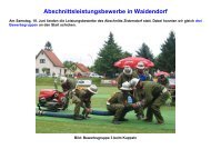 Bewerb und Ehrungen in Waidendorf - FF Jedenspeigen