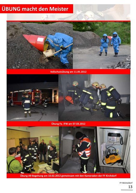 Jahresbericht 2012 - Freiwillige Feuerwehr Micheldorf in OÖ