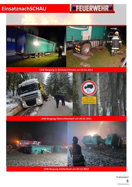 Jahresbericht 2012 - Freiwillige Feuerwehr Micheldorf in OÖ