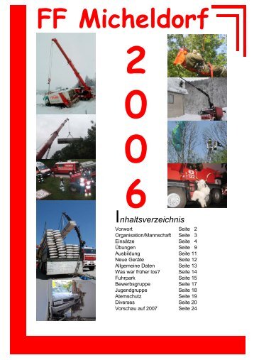 Jahresbericht 2006 - Freiwillige Feuerwehr Micheldorf in OÖ