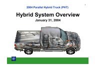 2004 Parallel Hybrid Truck (PHT)