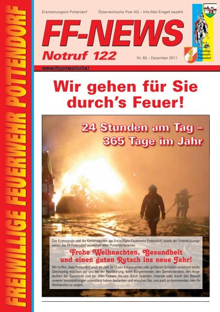 Auflage 83 Aktuelle Ausgabe Dezember 2011 - FF Pottendorf