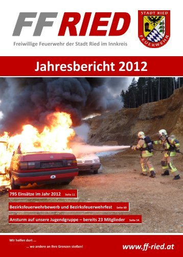 Jahresbericht 2012 - FF Ried