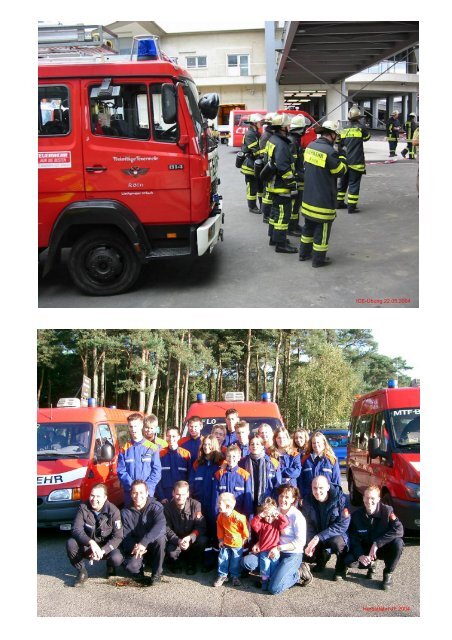 Freiwillige Feuerwehr Jahresbericht 2004 - Löschgruppe Urbach