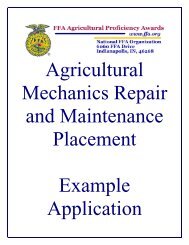 Agricultural Mechanics Repair and Maintenance - National FFA ...