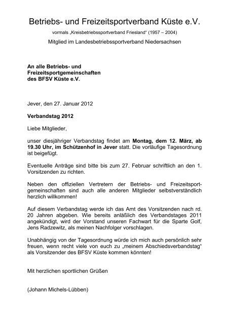 Betriebs- und Freizeitsportverband Küste e.v.