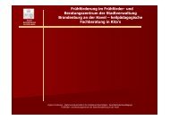 Frühförderung im Frühförder- und Beratungszentrum der ...