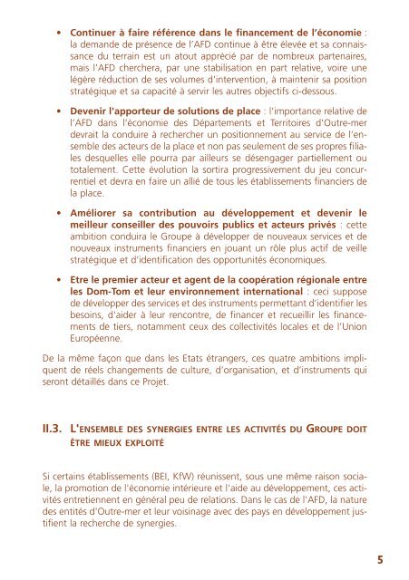 projet d'orientation stratégique - Agence Française de Développement